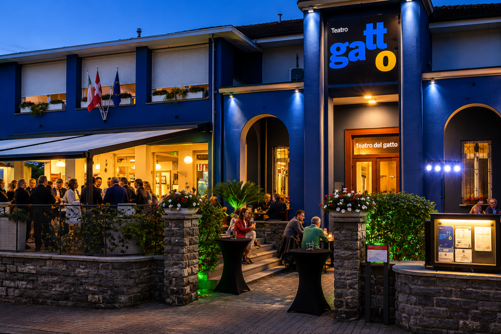 Esterno del Teatro del Gatto di Ascona