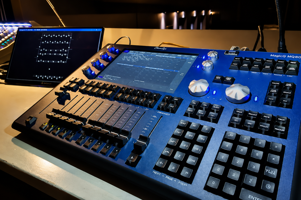 Regia audio e luci del Teatro del Gatto di Ascona